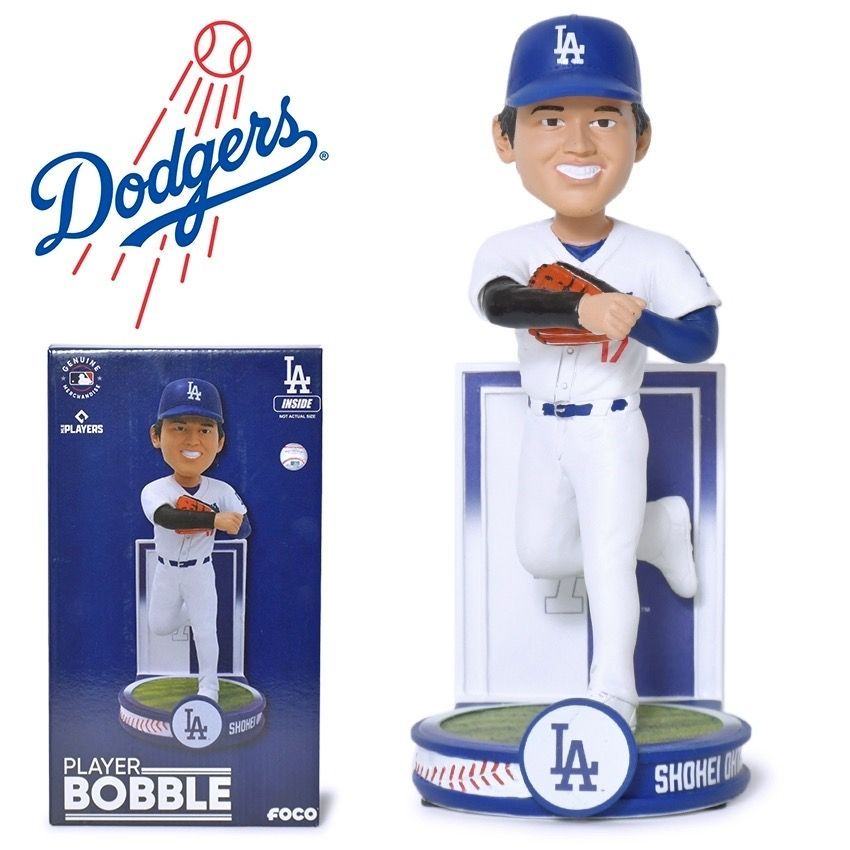 大谷翔平 ボブルヘッド グッズ MLB モデル ホームユニフォーム ロサンゼルス ドジャース ピッチャー 首振り人形