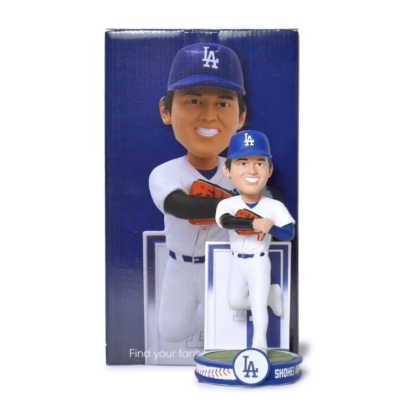 大谷翔平 ボブルヘッド グッズ MLB モデル ホームユニフォーム ロサンゼルス ドジャース ピッチャー 首振り人形