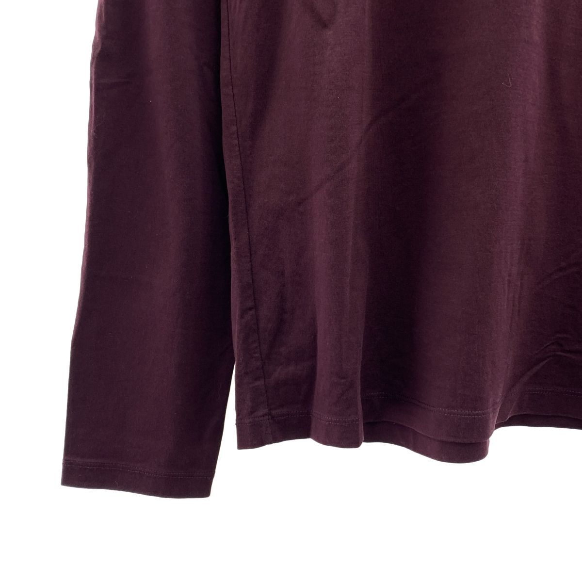 Maison Margiela | メゾンマルジェラ コットン クルーネック ロングスリーブTシャツ 1 バーガンディー レディース