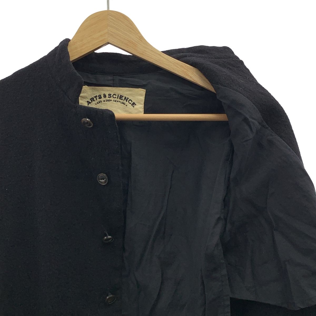 ARTS&SCIENCE / アーツアンドサイエンス | ウール縮絨 スタンドカラー
