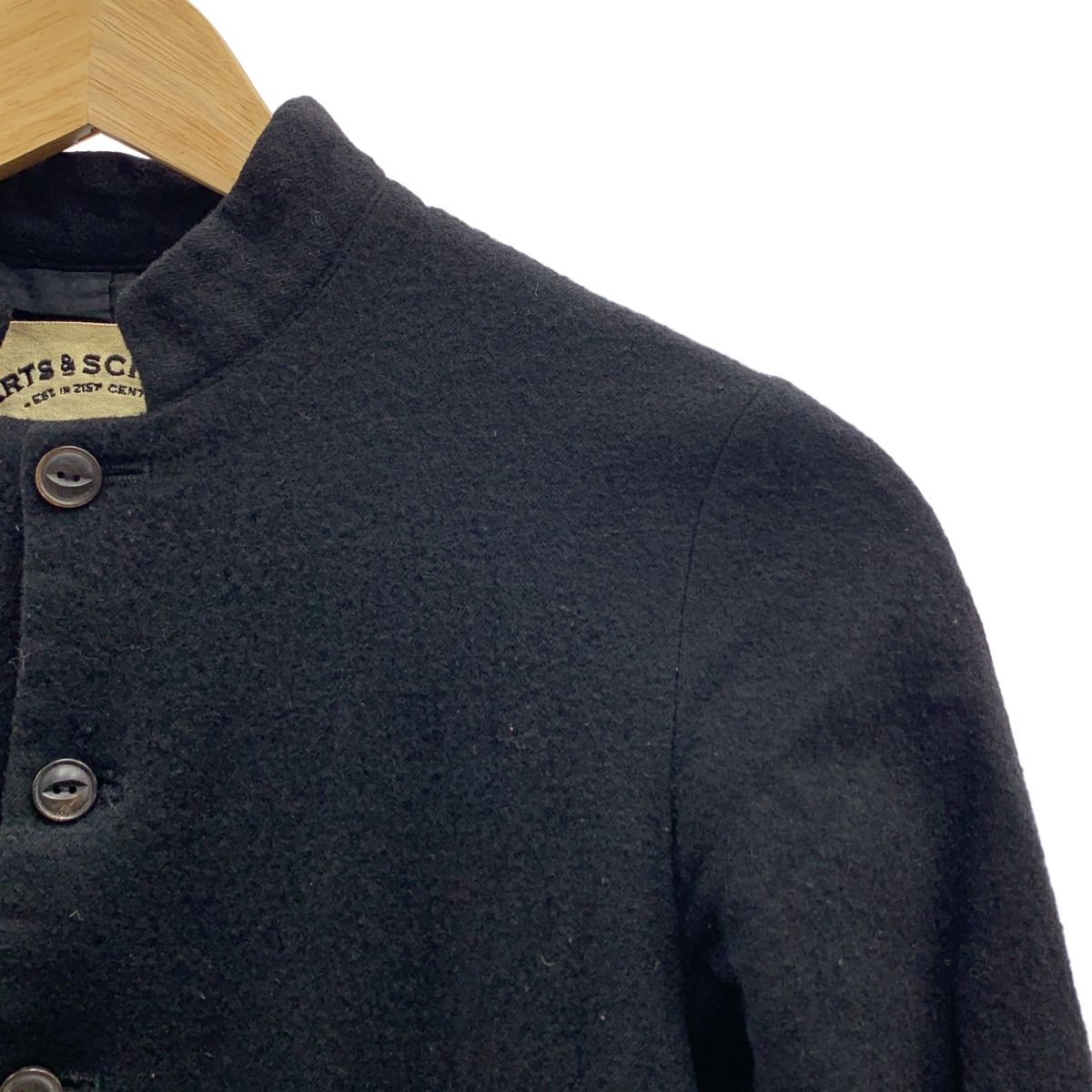 ARTS&SCIENCE / アーツアンドサイエンス | ウール縮絨 スタンドカラー