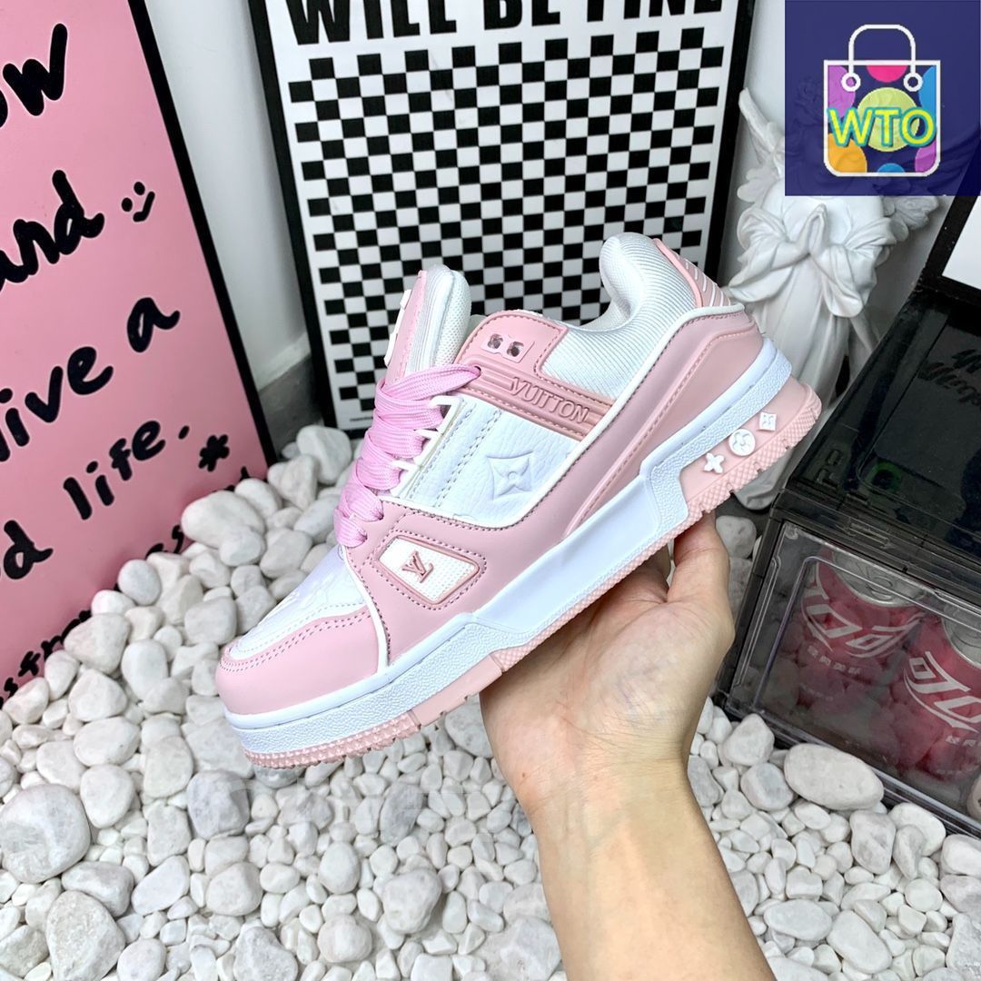 LOUIS VUITTON Trainer レザーカジュアルロートップファッション