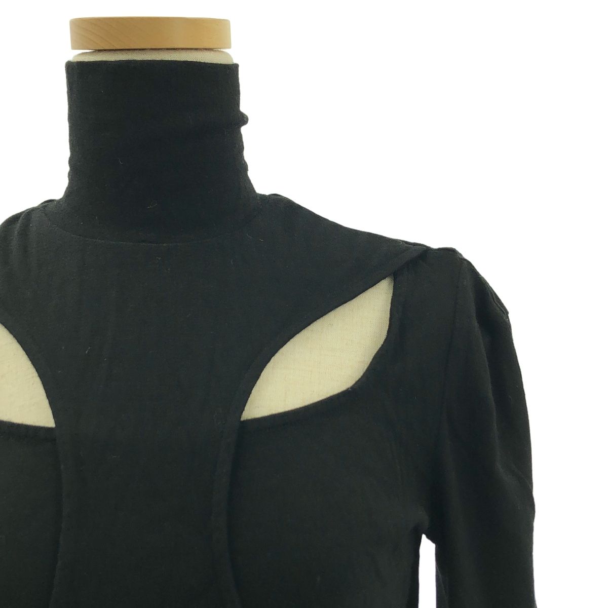 fetico フェティコ wool layered body suits 黒 fetico フェティコ wool layered body suits 黒