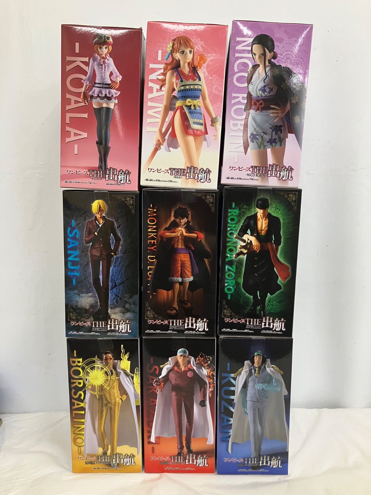 未開封 ONE PIECE ワンピース THE 出航 シリーズ まとめ 9種 9個セット