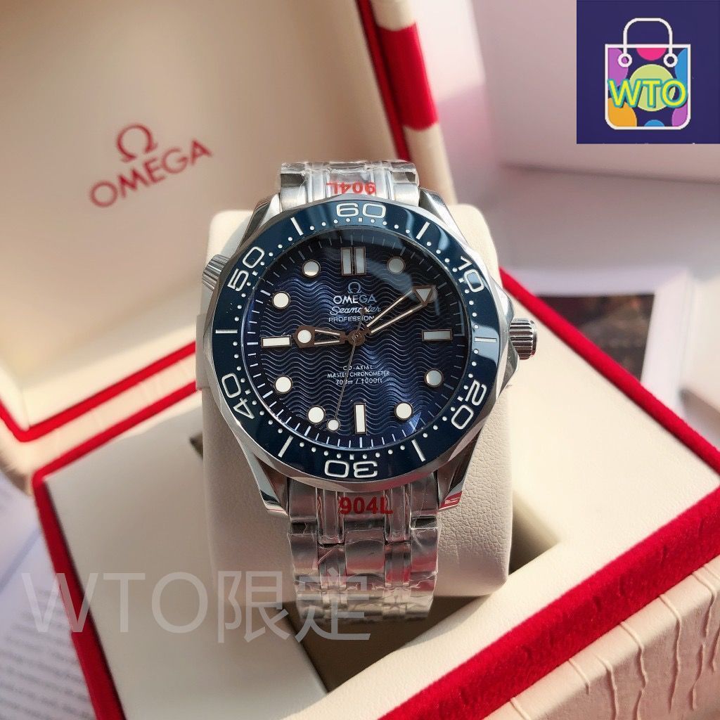 ご 大 です OMEGA オメガ シーマスター ダイバー 300 M コーアクシャル マスター クロノメーター 42ｍｍ 210.30.42.20.03.001 RO-80 自動巻き｜ ｜ -WTO輸入1