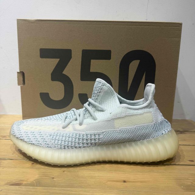 ADIDAS 2019 YEEZY BOOST 350 V 2 CLOUD WHITE 26 5 cm FW 3043 アディダス イージーブースト クラウドホワイト スニーカー
