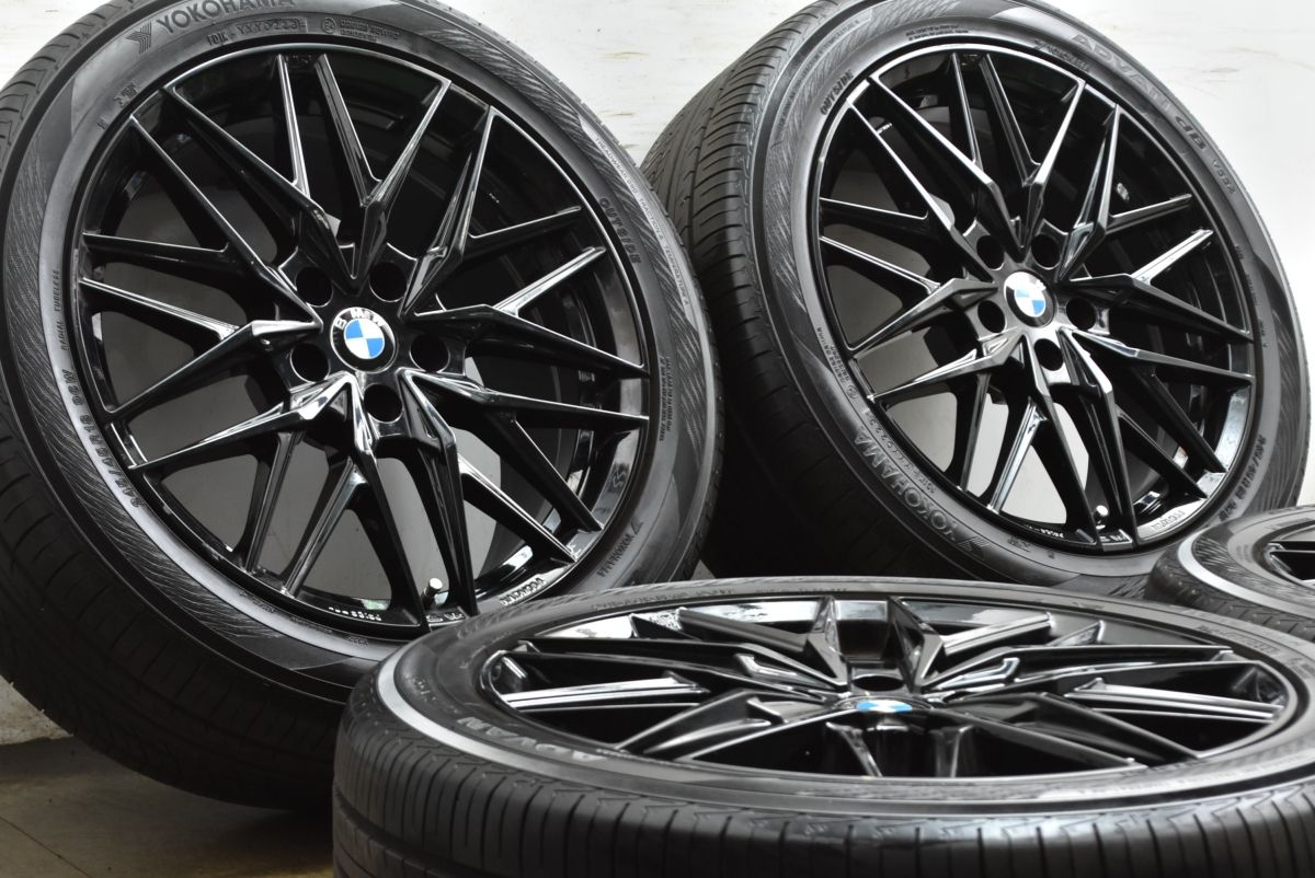 製 バリ溝 BMW G 30 31 5シリーズ サイズ MSW 50 18 in 8 J 28 PCD 112 ヨコハマ アドバン V 552 245 45 R メッシュ系