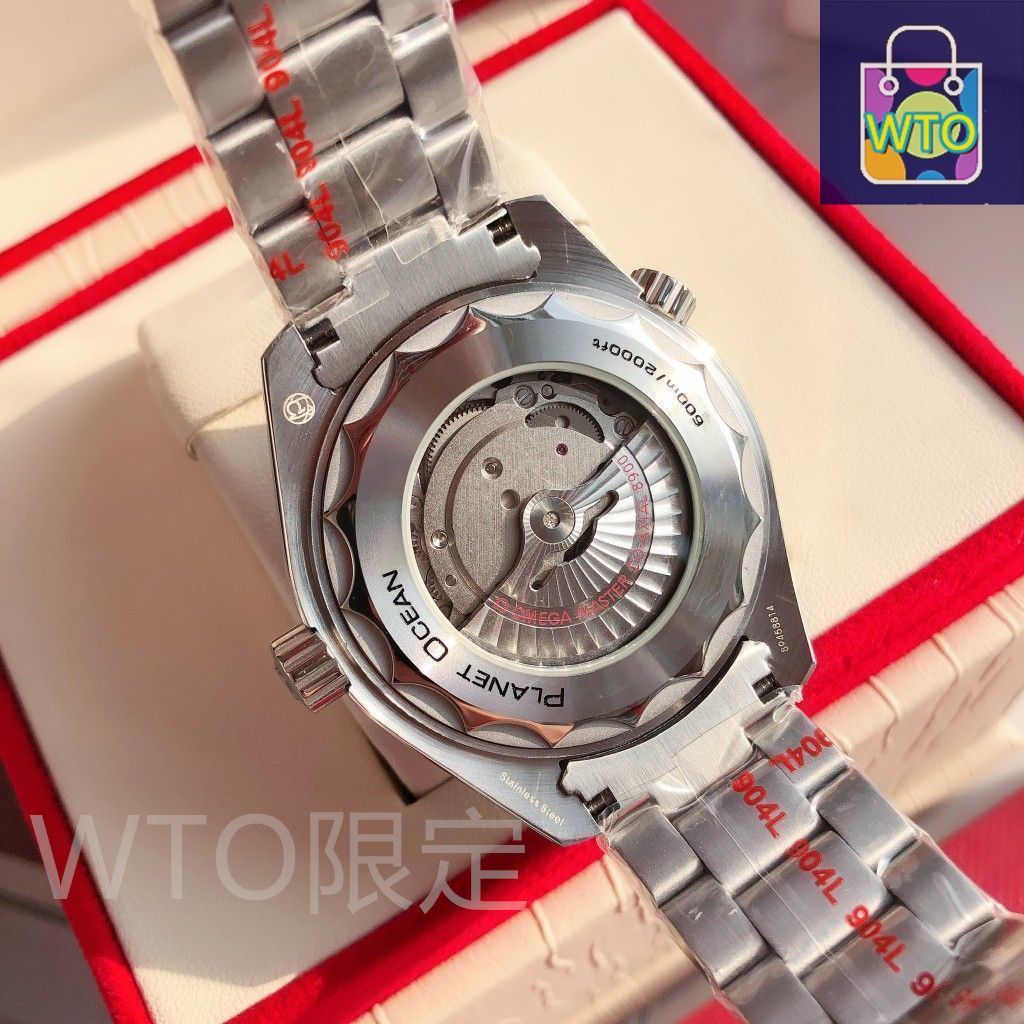 ご 大 です omega ラバーストラップの男性用腕時計 自動巻き WTO輸入1