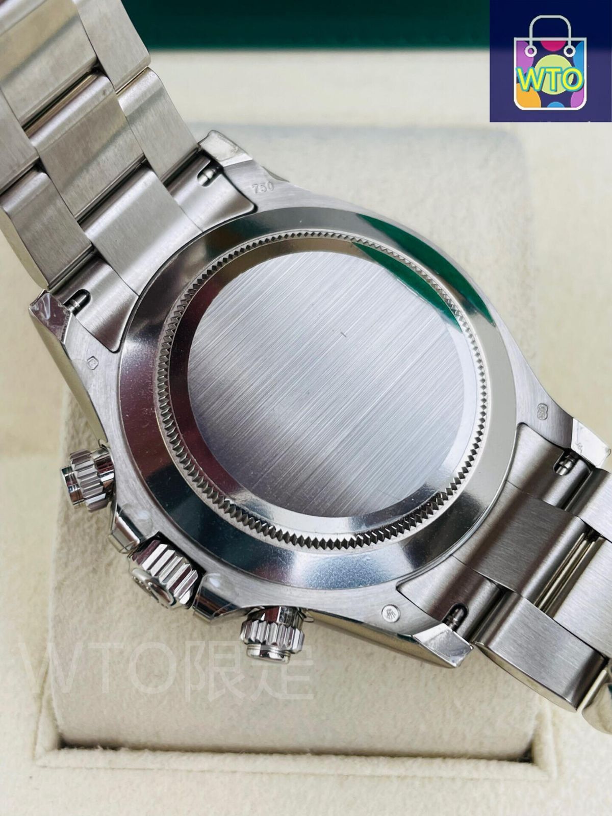  ご 大 です Rolex ロレックス デイトナ 時計 ホワイトゴールドのマザーオブパールプレート 116509 0064 自動巻き WTO輸入1 オックスフォード 自動巻き時計 腕時計(アナログ)