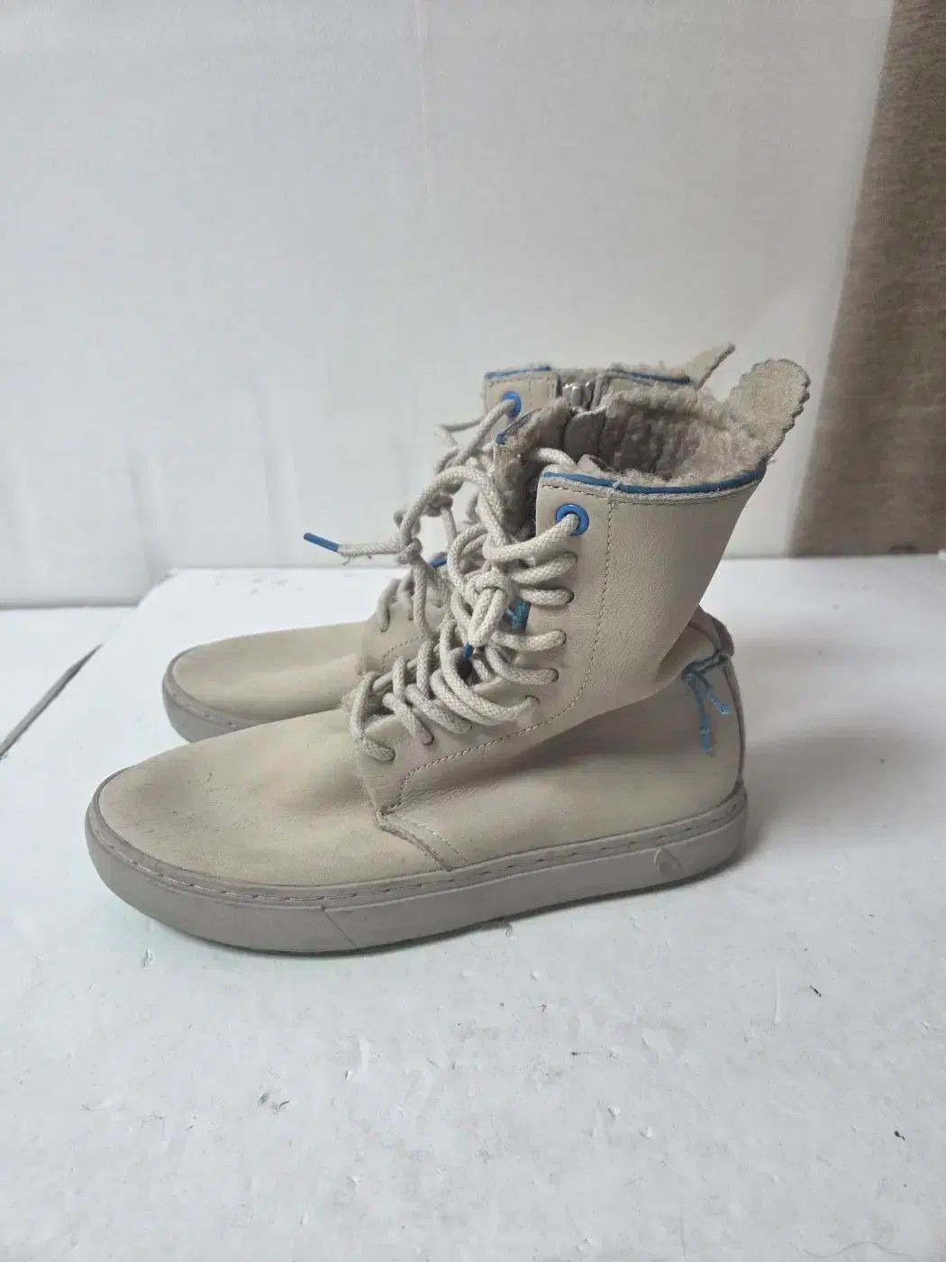 サトリサン レディース 防寒 ブーツ アイボリー 230-235