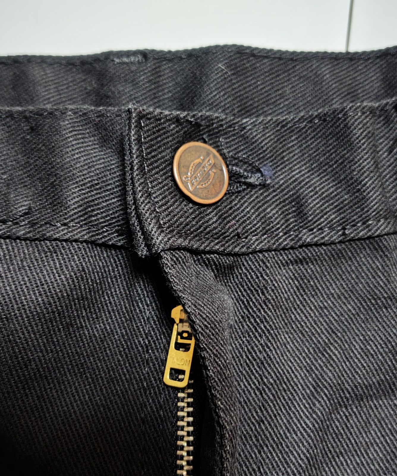 90s Dickies ディッキーズ ブラックツイルパンツ TALONジップ - メルカリ