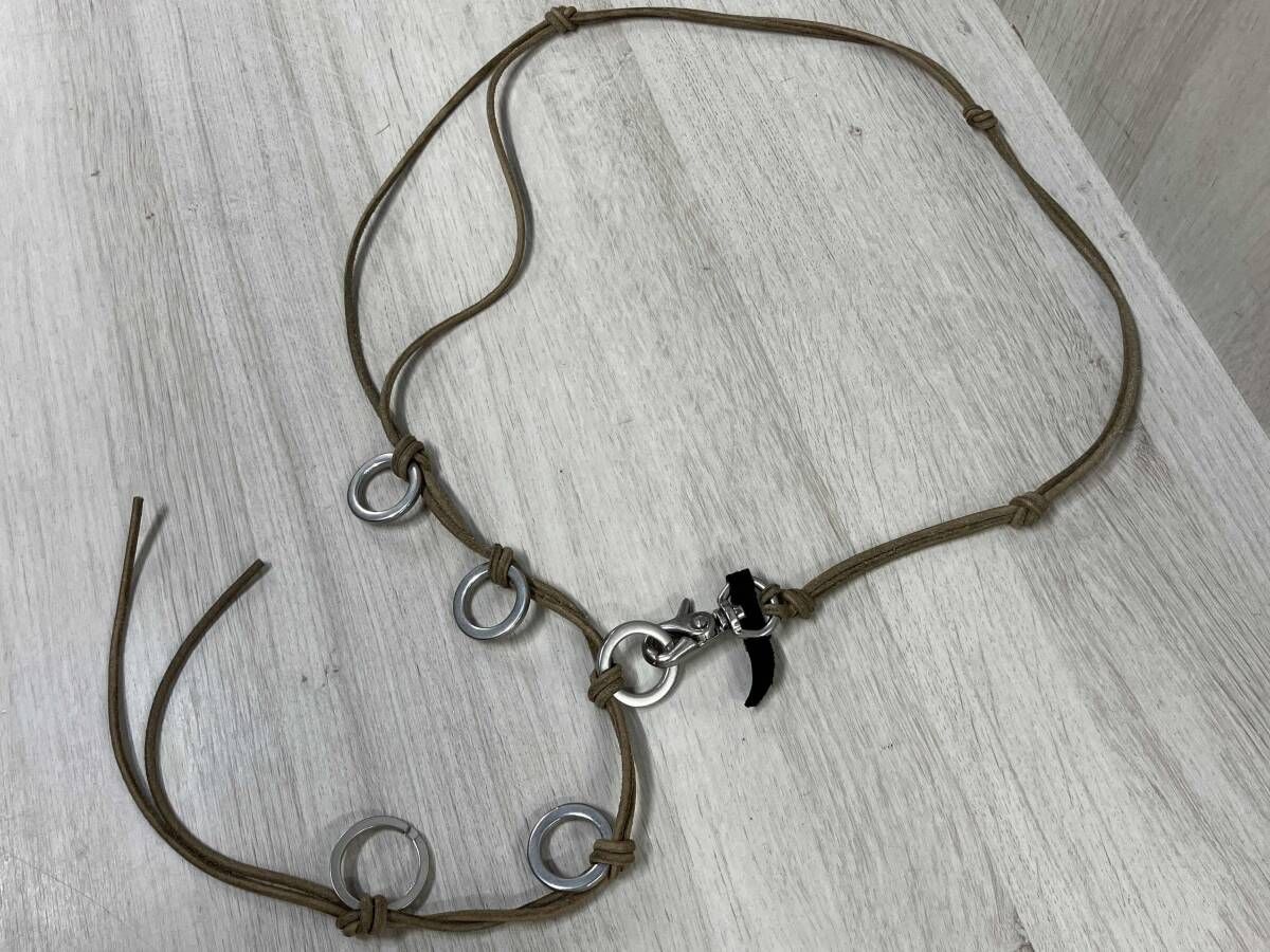 OUR LEGACY LADON BELT 本革 レザー ベルト アワーレガシー リング ロープ メンズ ファッション