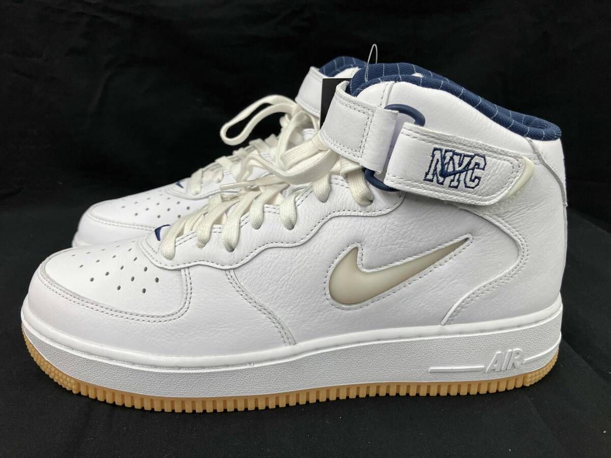 NIKE ナイキ AIR FORCE 1 MID QS エアフォースDH 5622 100 スニ カ ホワイト 27 5 cm