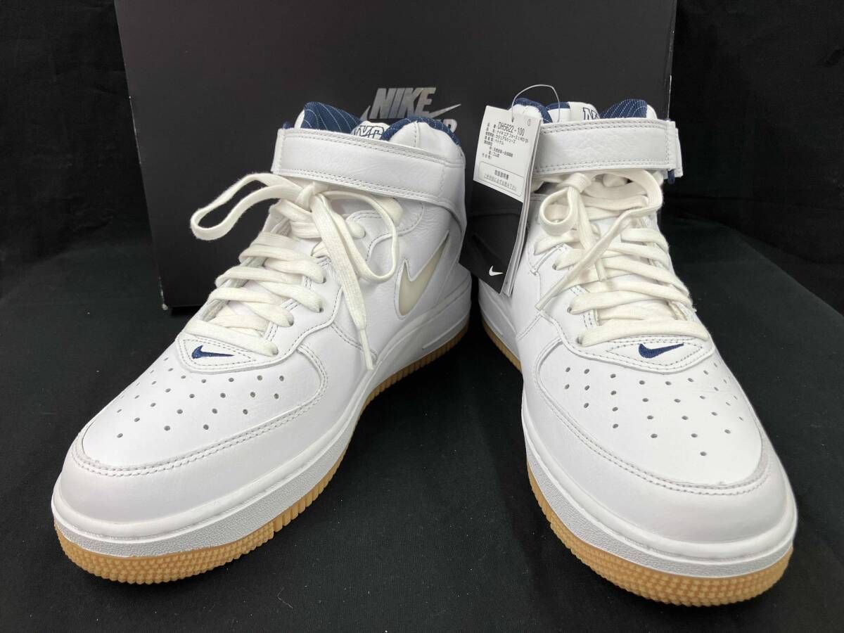 NIKE ナイキ AIR FORCE 1 MID QS エアフォースDH 5622 100 スニ カ ホワイト 27 5 cm