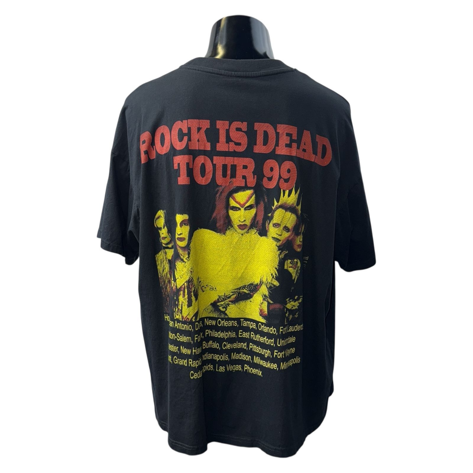 マリリンマンソン '07 ツアーTシャツ【送料込み メルカリ便】 MARILYN MANSON】マリリンマンソン Tシャツ - メルカリ