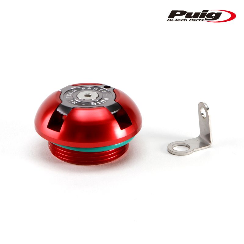 Puig 6158R PLUG-OIL HI-TECH [RED] M30×P1.5 Kawasaki プーチ オイルキャップ