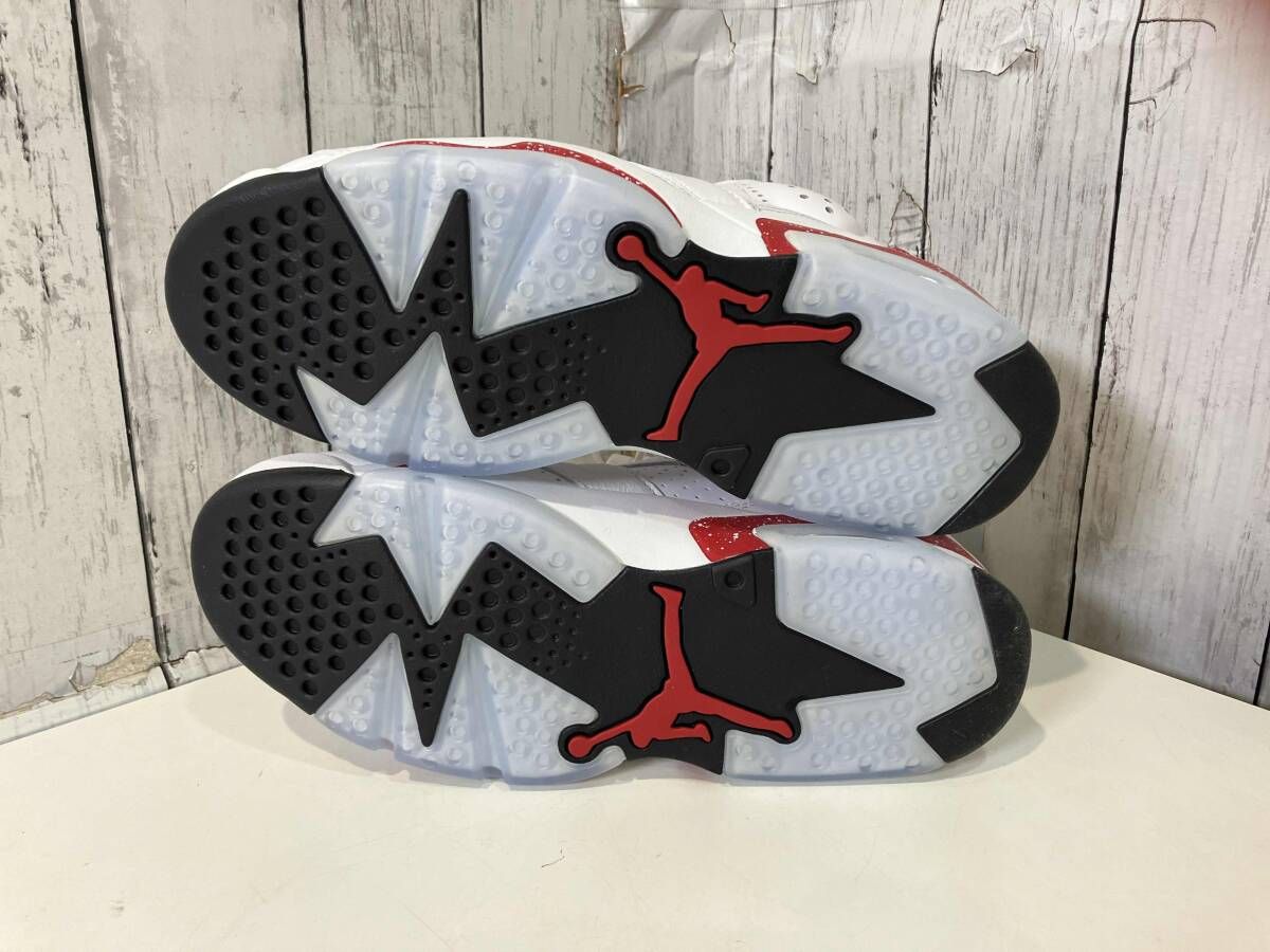  NIKE ナイキ CT 8529 162 AJ 6 White and University Red Oreo スニ カ 26 5 cm スニーカー 靴