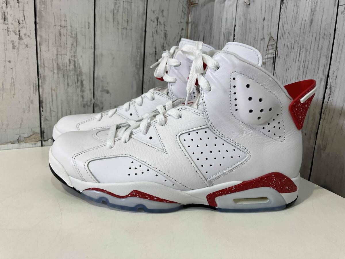 NIKE ナイキ CT 8529 162 AJ 6 White and University Red Oreo スニ カ 26 5 cm