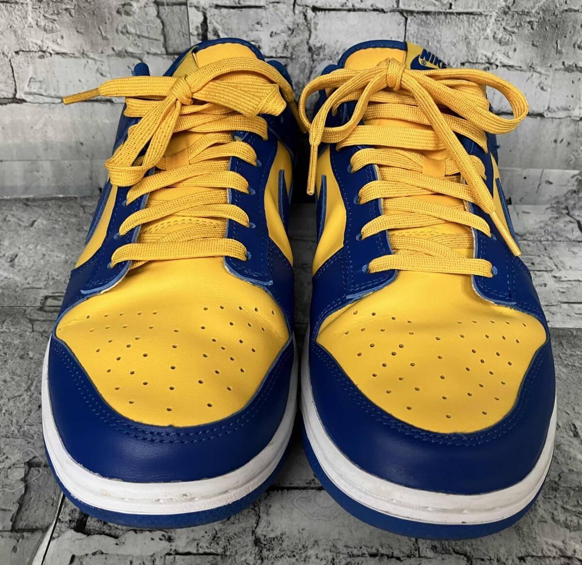 NIKE ナイキ DUNK LOW ダンク ロー UCLA DD 1391 402 スニーカー ローカット サイズ26 5 イエロー ブルー