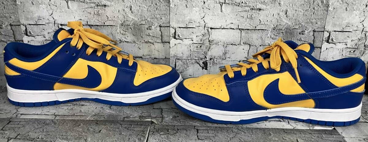  NIKE ナイキ DUNK LOW ダンク ロー UCLA DD 1391 402 スニーカー ローカット サイズ26 5 イエロー ブルー スニーカー 靴