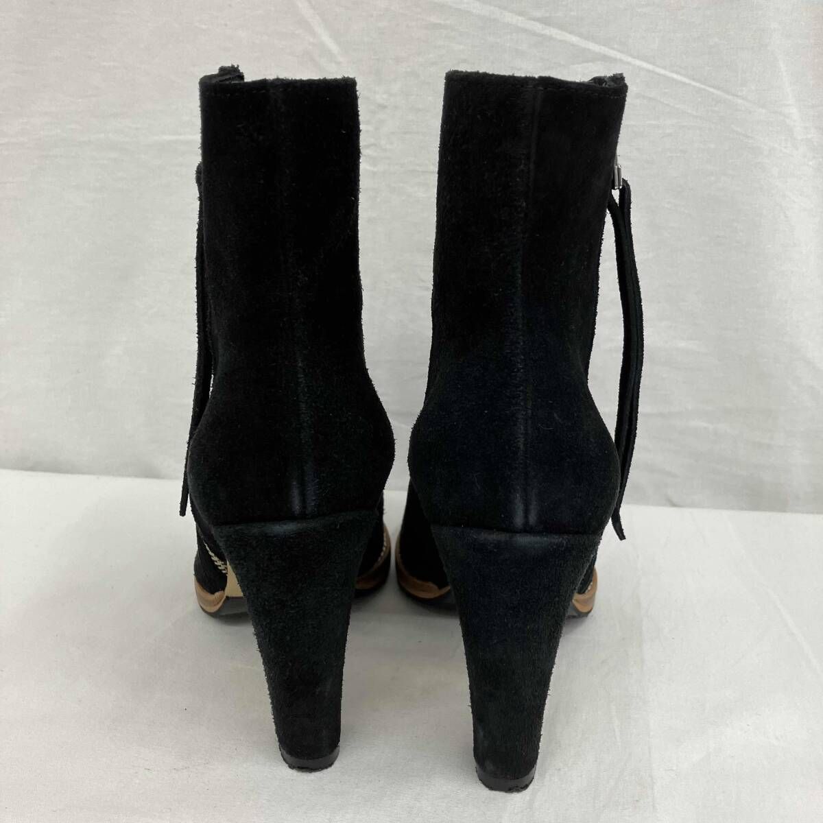 Y s ワイズ ショートブーツ ブラック YD-E 21-779