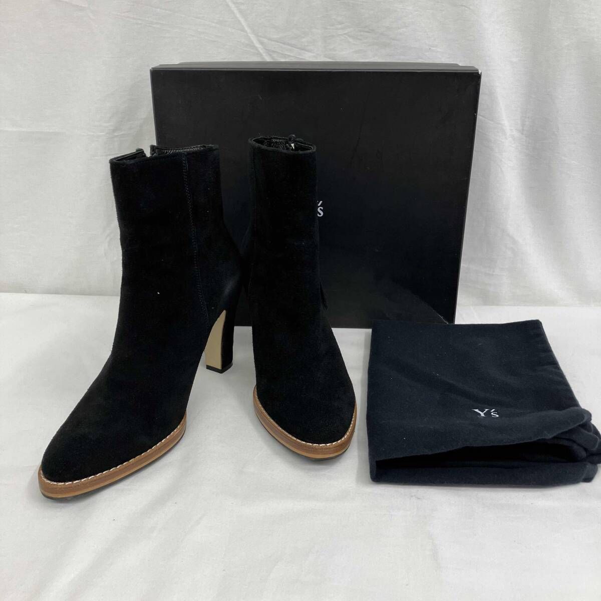 Y s ワイズ ショートブーツ ブラック YD-E 21-779