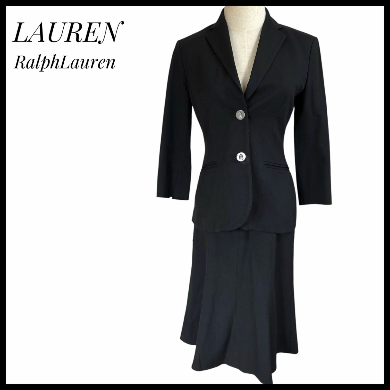 ローレン ラルフローレン Lauren Ralph Lauren ブラック スカート