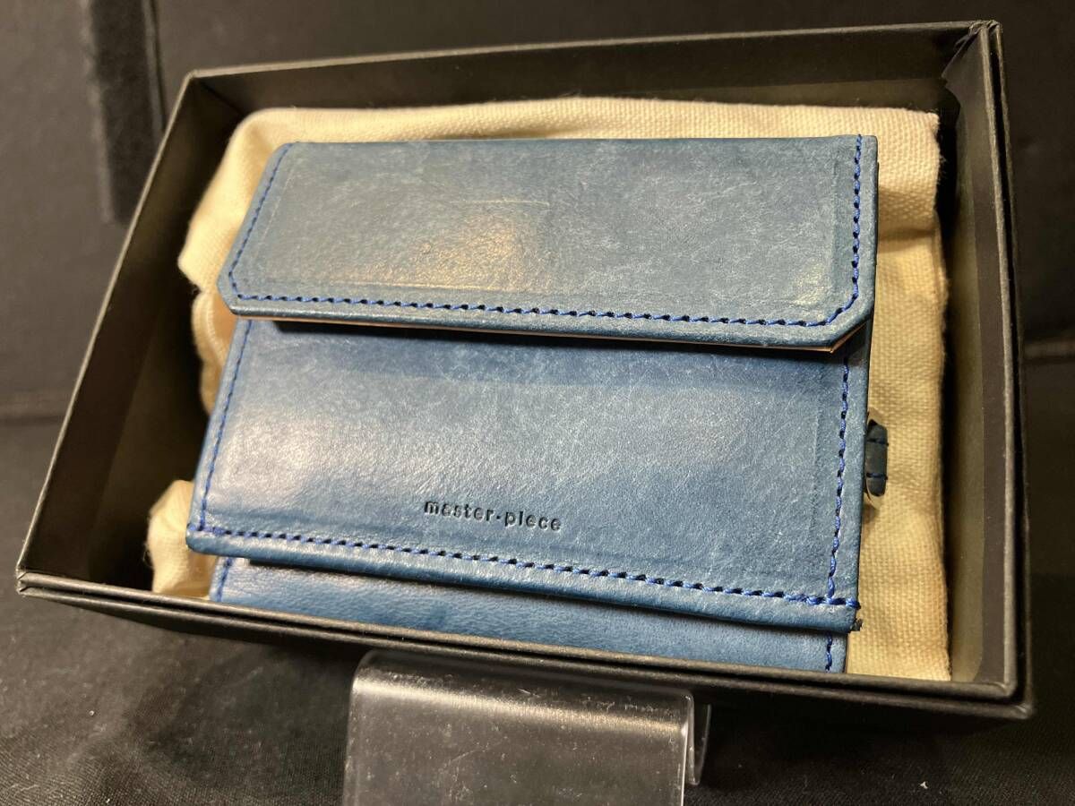 master-piece マスターピース 223423 二つ折り財布 ネイビー