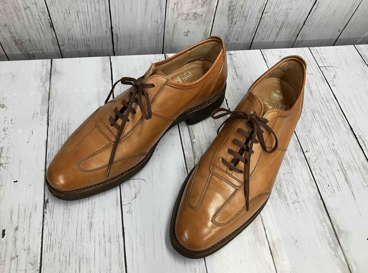 クロケット&ジョーンズ　イングランド製　レザーシューズ　25cm CROCKETT & JONES クロケットアンドジョーンズ レザーシューズ 25cm UK
