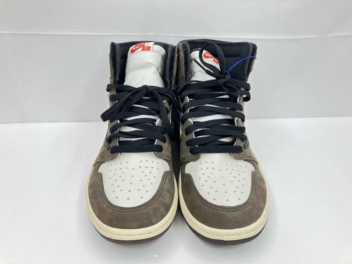 NIKE TRAVIS SCOTT ナイキ トラヴィススコット AIR JORDAN 1 RETRO HIGH OG TS SP エアジョーダン1レトロハイ 28 セイル ダークモカ 通年