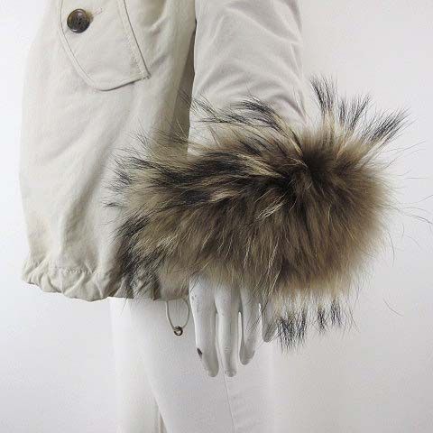 イネド INED コート モッズコート ボア ラクーン ラビットファー