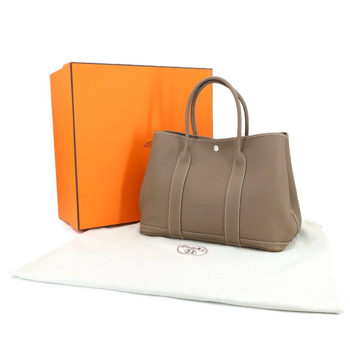 未使用 展示品 エルメス HERMES ガーデンパーティ 36 PM トート バッグ