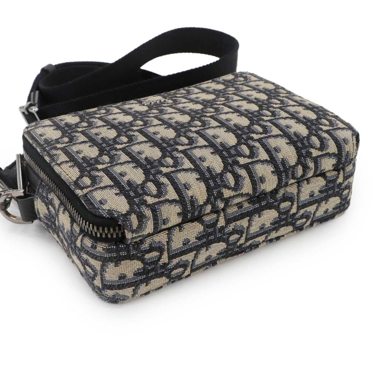 美品 クリスチャン ディオール Christian Dior オブリーク ジップ