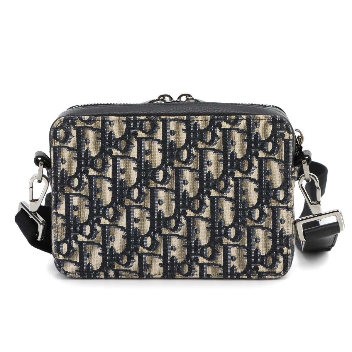 美品 クリスチャン ディオール Christian Dior オブリーク ジップ