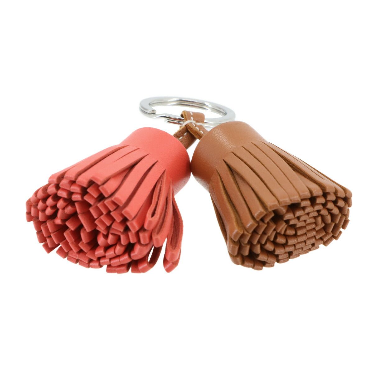 新品同様 エルメス HERMES カルメン ウノドス チャーム キーリング