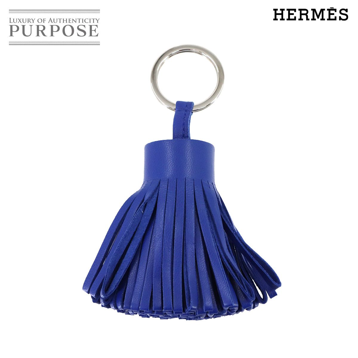 【新品・カルメン】HERMES エルメス キーリング チャーム エトゥープ 新品・カルメン】HERMES エルメス キーリング チャーム エトゥープ