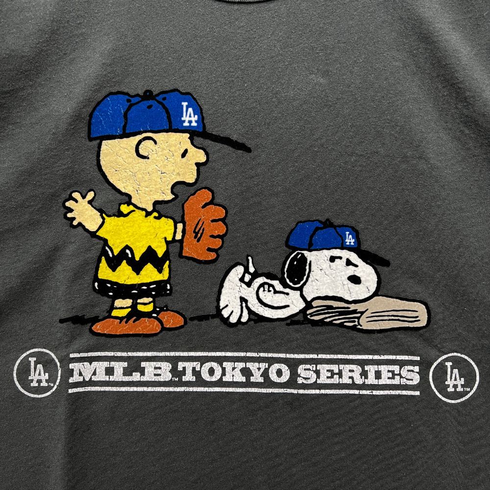MLB PEANUTS TOKYO SERIES 半袖Tシャツ ブラック サイズM 正規品