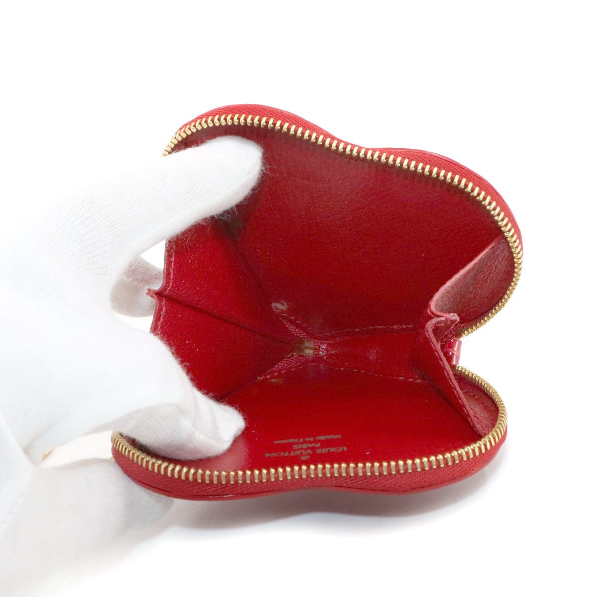 ルイヴィトン激レア赤いクロコダイル ケース ルイ ヴィトン LOUIS VUITTON クロコダイル ポルトモネ クール コイン