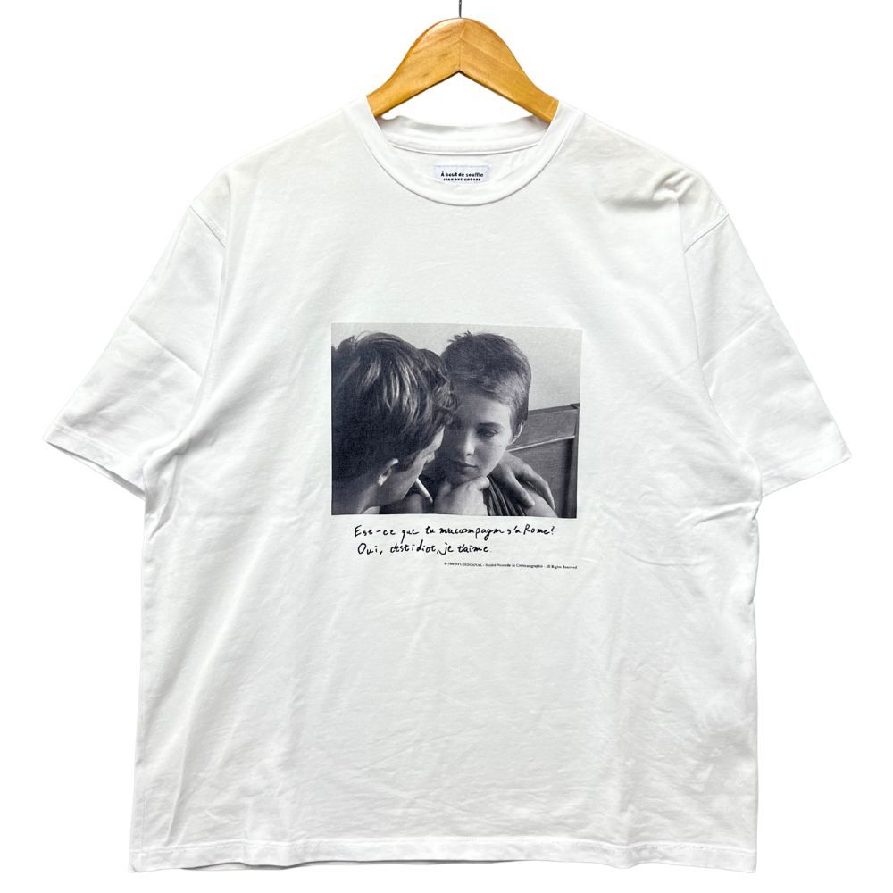 EDIFICE エディフィス JEAN-LUC GODARD プリント 半袖Tシャツ 