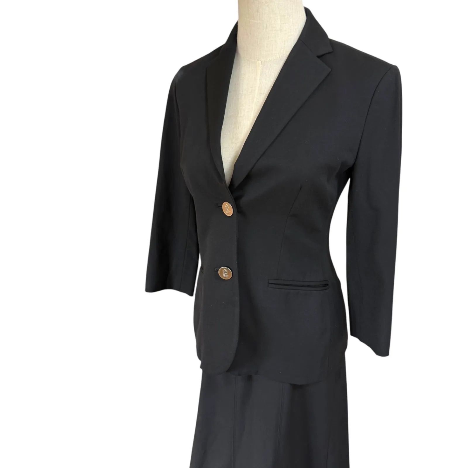 ローレン ラルフローレン Lauren Ralph Lauren ブラック スカート