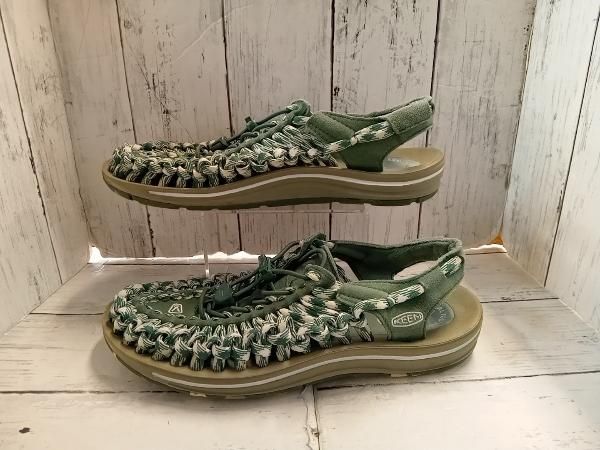 KEEN キーン UNEEK サンダル サイズ25 0 cm グリーン