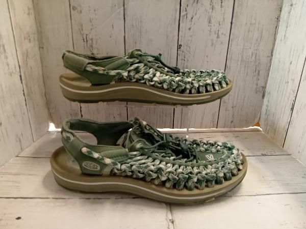  KEEN キーン UNEEK サンダル サイズ25 0 cm グリーン サンダル サンダル