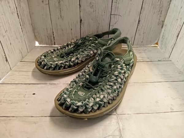 KEEN キーン UNEEK サンダル サイズ25.0 cm グリーン