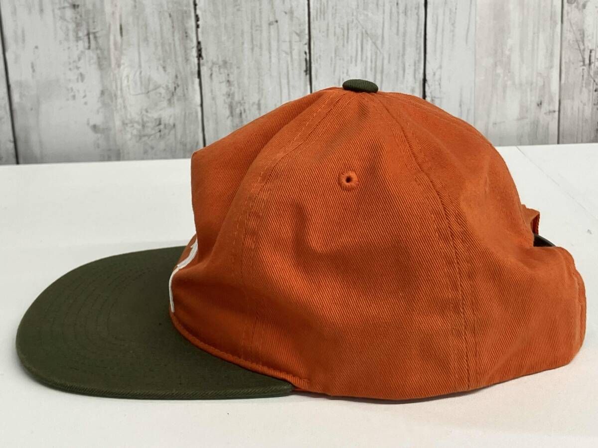 STUSSY キャップ ステューシー 1321211 オレンジ 刺繍ロゴ
