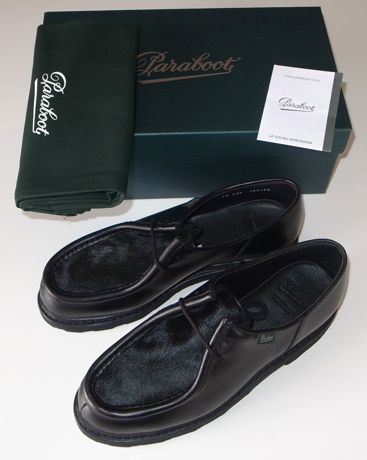 paraboot michael pony パラブーツ ミカエル ポニー black size 42