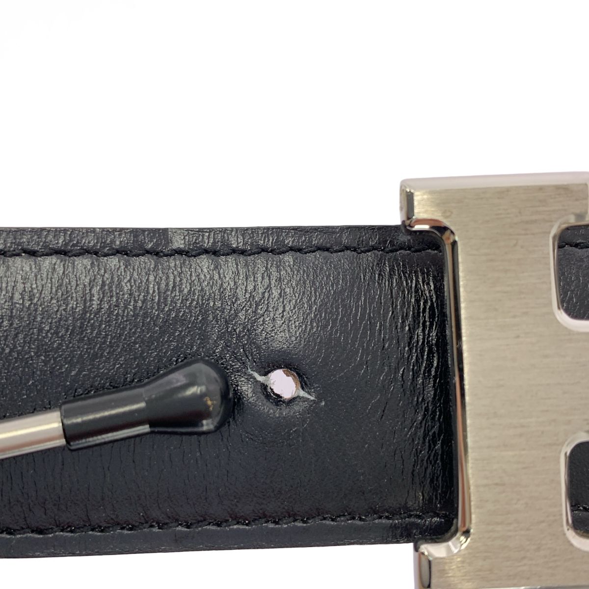 HERMES / エルメス | コンスタンス 90 Hロゴ レザー リバーシブル