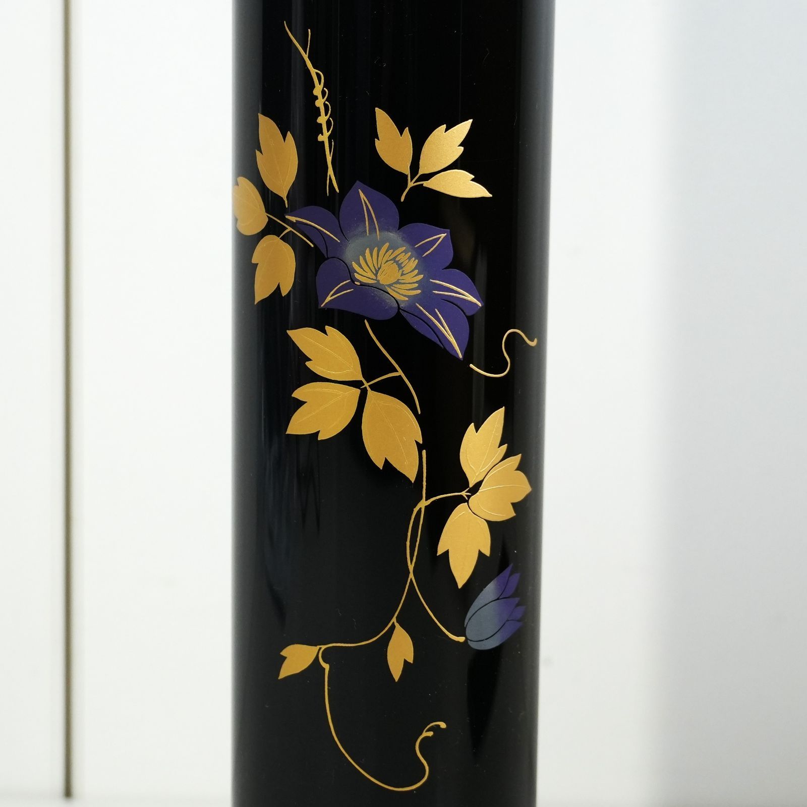 IM] 筒花器 輪島塗 金沢漆器 花柄 木箱付き 高さ26cm 現状品 - メルカリ