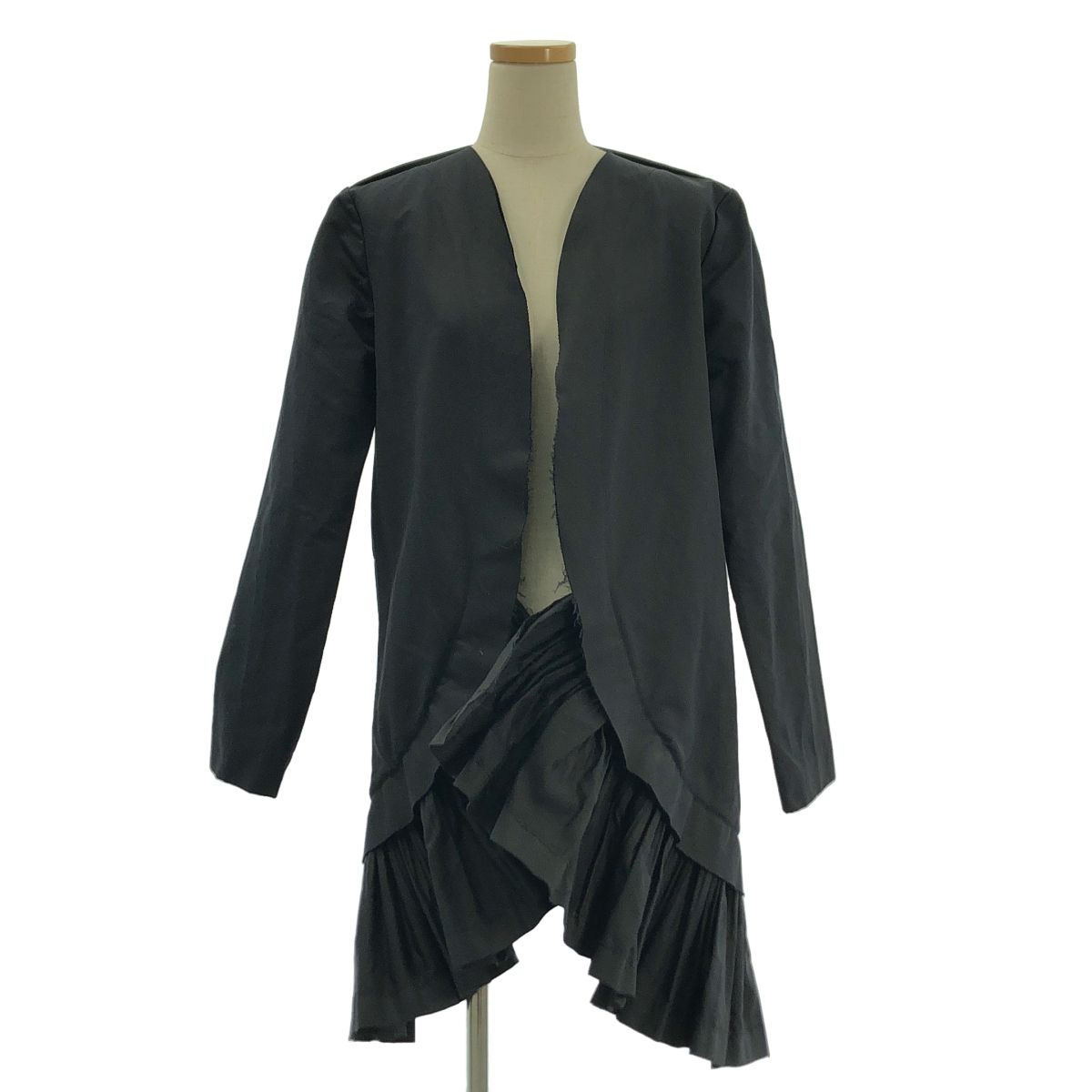 美品】 MARNI / マルニ | 変形 フリル ギャザー ノーカラー ボタンレス