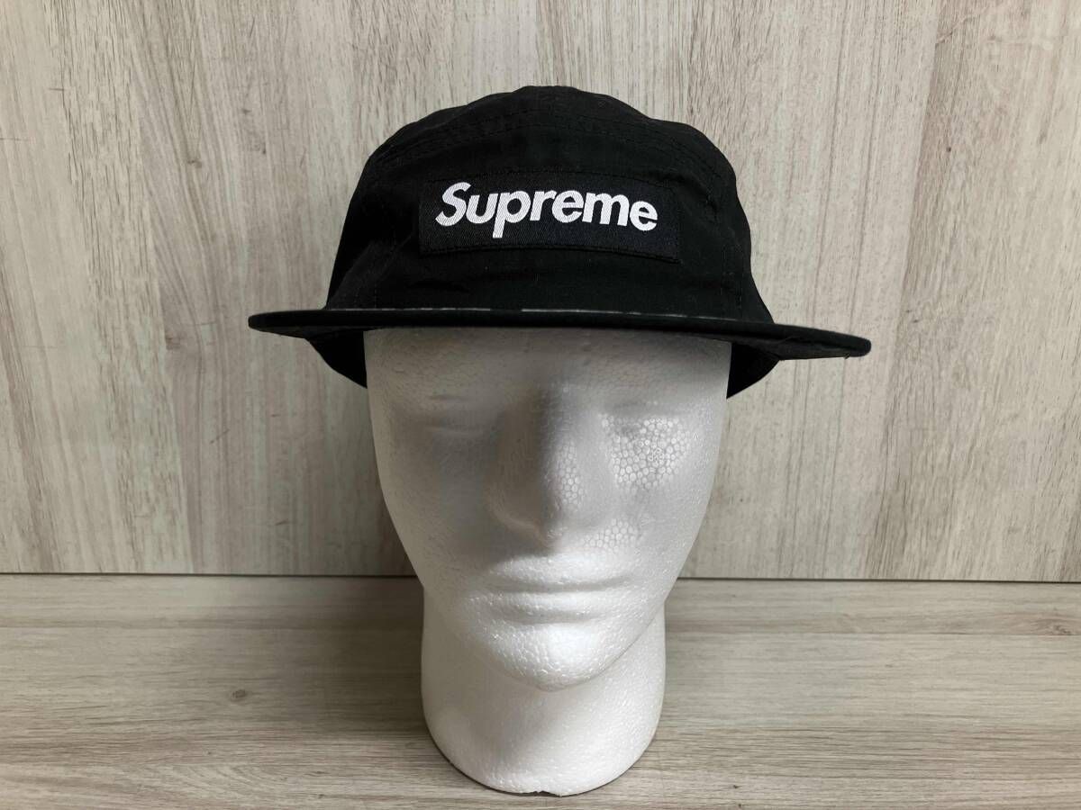 Supreme シュプリーム 18 SS York London Paris Cap キャップ 帽子 コットン ブラック