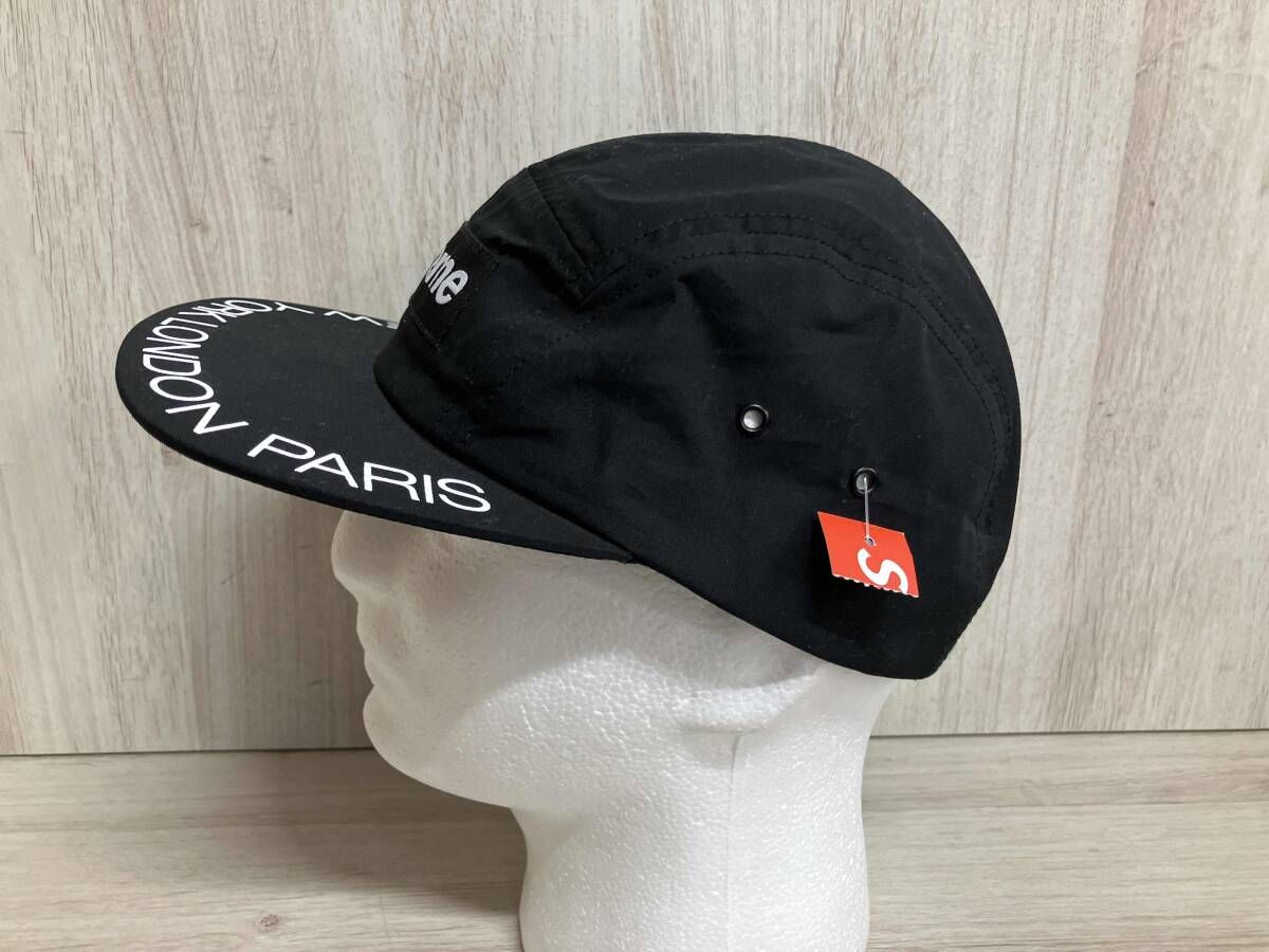 Supreme シュプリーム 18 SS York London Paris Cap キャップ 帽子 コットン ブラック
